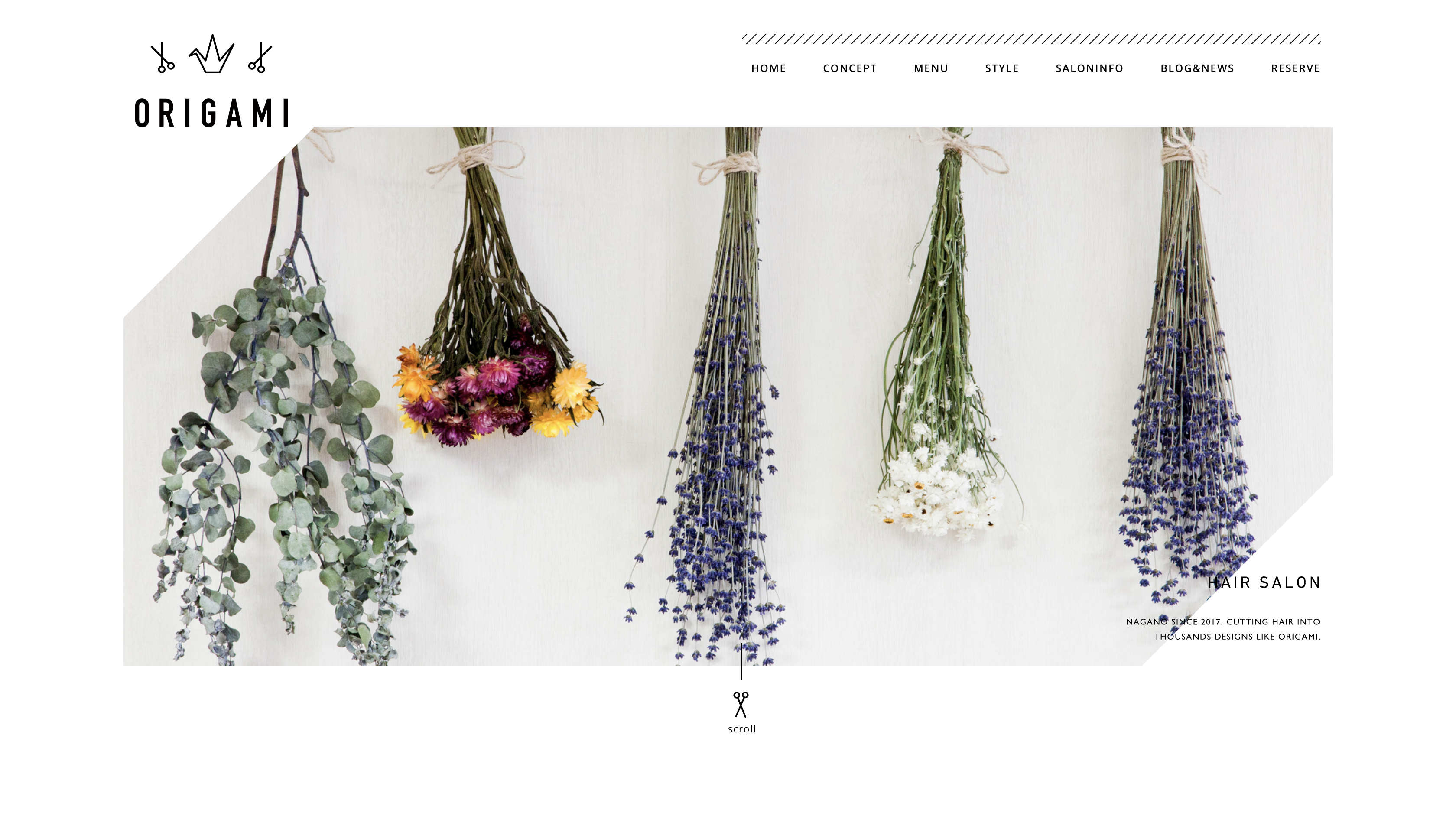 つい行ってみたくなる おしゃれな美容室のwebサイトデザイン Chokiri
